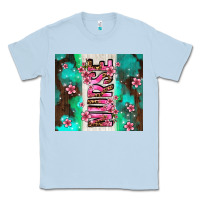 Dusty Blue pink floral nurse with flowers Classic Tee - AdoDesignShop