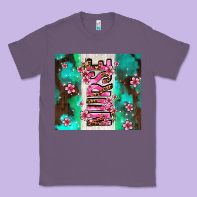 Pink Floral Nurse With Flowers Classic Tee Designed By Adodesignshop