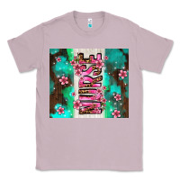 Lilac pink floral nurse with flowers Classic Tee - AdoDesignShop