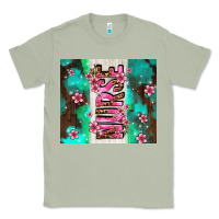 Matcha pink floral nurse with flowers Classic Tee - AdoDesignShop