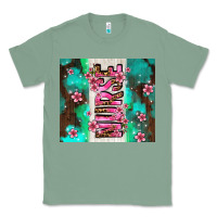Sage pink floral nurse with flowers Classic Tee - AdoDesignShop