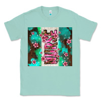 Seafoam pink floral nurse with flowers Classic Tee - AdoDesignShop