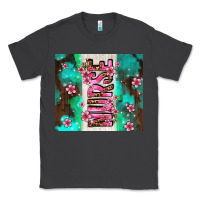 Smoke pink floral nurse with flowers Classic Tee - AdoDesignShop