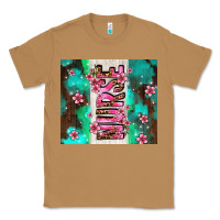 Toasted Coconut pink floral nurse with flowers Classic Tee - AdoDesignShop
