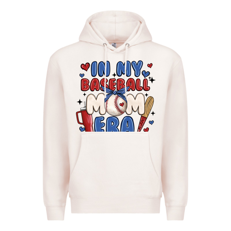In My Baseball Mom Era Premium Hoodie by JahusDesignShop | Teevron