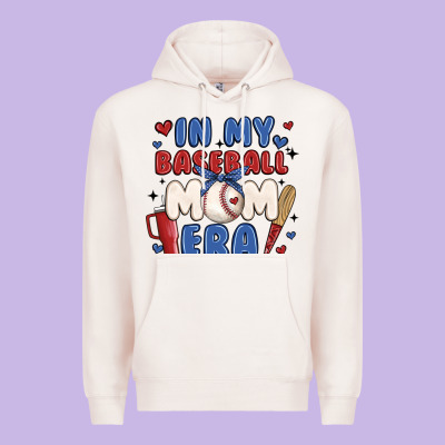 In My Baseball Mom Era Premium Hoodie Designed By Jahusdesignshop