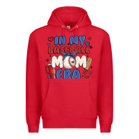Red in my baseball mom era Premium Hoodie - JahusDesignShop