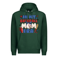Sports Green in my baseball mom era Premium Hoodie - JahusDesignShop