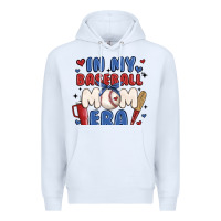 White in my baseball mom era Premium Hoodie - JahusDesignShop