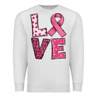 Oatmeal Heather Western Breast Cancer Love Premium Sweatshirt - RanaPortraitStore