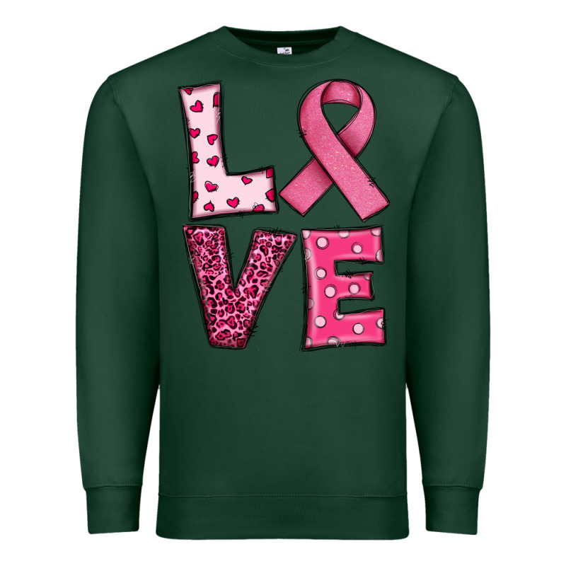 Western Breast Cancer Love Premium Sweatshirt by RanaPortraitStore | Teevron