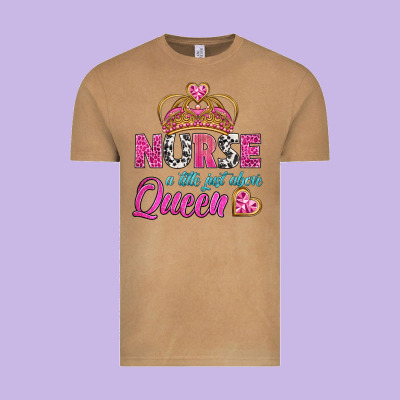 Nurse A Title Just Above Queen Vintage Tee Designed By Bundleandbundleshop