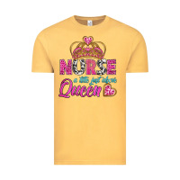 Vintage Mustard nurse a title just above queen Vintage Tee - BundleAndBundleShop