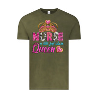 Vintage Olive nurse a title just above queen Vintage Tee - BundleAndBundleShop