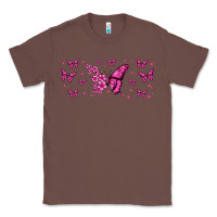 Chestnut floral breast cancer butterfly Classic Tee - Jasminsmagicworld
