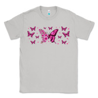 Moon Dust floral breast cancer butterfly Classic Tee - Jasminsmagicworld