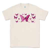 Natural floral breast cancer butterfly Classic Tee - Jasminsmagicworld