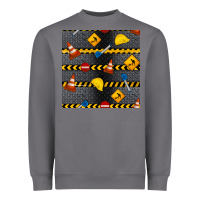 Storm construction signs seamless pattern Heavyweight Sweatshirt - BundleAndBundleShop