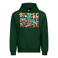 Forest Green Nurse Nurse Nurse Urban Hoodie - CowGirlArtShop