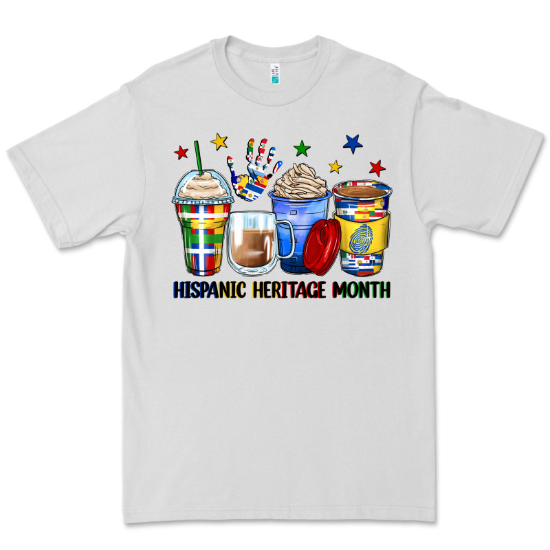 Hispanic Heritage Month Coffee Cups Premium Tee by Zillion Design Studio | Teevron