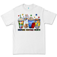 White hispanic heritage month coffee cups Premium Tee - Zillion Design Studio