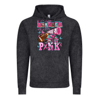 Vintage Black in october we wear cheer pink football Vintage Hoodie - AdoDesignShop