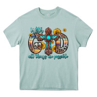 Arona with god all things are possible cross Heavy Core Tee - Zillion Design Studio