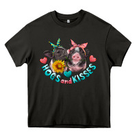 Asphalt hogs and kisses pigs Heavy Core Tee - Artiststas