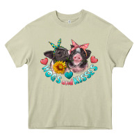 Mossy hogs and kisses pigs Heavy Core Tee - Artiststas