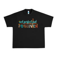 Black not perfect just forgiven Urban Heavy Tee - Artiststas