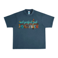 Midnight Navy not perfect just forgiven Urban Heavy Tee - Artiststas