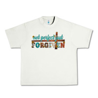 Pistachio not perfect just forgiven Urban Heavy Tee - Artiststas