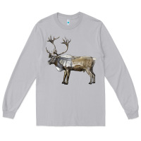 Moon Dust reindeer buck deer Long Sleeve Tee - LillyAllenDesigns