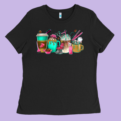 Ladies Tee hair hustler coffee cups