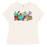 Bone hair hustler coffee cups Ladies Tee - texasbilliewilder