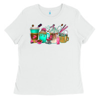 White hair hustler coffee cups Ladies Tee - texasbilliewilder