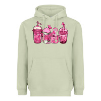 Matcha breast cancer coffee Heavyweight Hoodie - Jasminsmagicworld