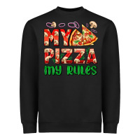 Black my pizza  my rules Heavyweight Sweatshirt - AdoDesignShop
