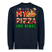 Navy my pizza  my rules Heavyweight Sweatshirt - AdoDesignShop