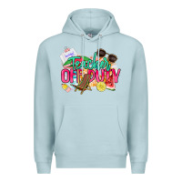 Blue Mist teacher off duty Premium Hoodie - NancyCooperArtShop