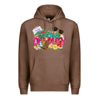 Chestnut teacher off duty Premium Hoodie - NancyCooperArtShop