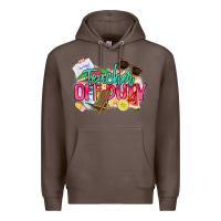 Coffee teacher off duty Premium Hoodie - NancyCooperArtShop