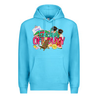 Ocean Blue teacher off duty Premium Hoodie - NancyCooperArtShop
