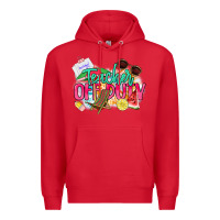 Red teacher off duty Premium Hoodie - NancyCooperArtShop