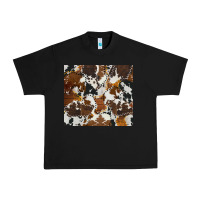 Black cowhide Urban Heavy Tee - AdoDesignShop