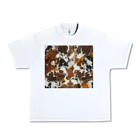 White cowhide Urban Heavy Tee - AdoDesignShop