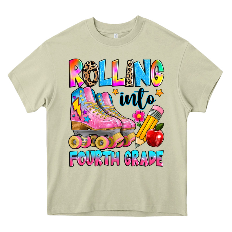 Rolling Into Fourth Grade Heavy Core Tee by texasbilliewilder | Teevron