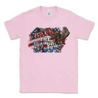 Bubblegum Pink i back the blue eagle Classic Tee - NancyCooperArtShop