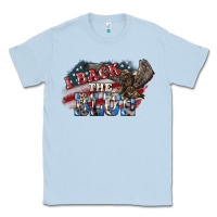 Dusty Blue i back the blue eagle Classic Tee - NancyCooperArtShop