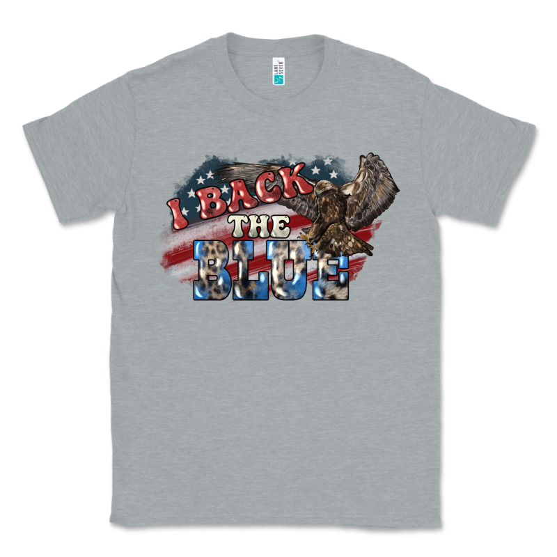 I Back The Blue Eagle Classic Tee by NancyCooperArtShop | Teevron